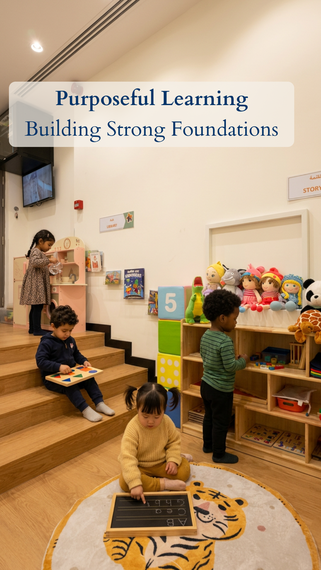 Montessori room Foundation Stage 1 towards- Structured Learning through Exploration